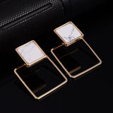 Fashion Faux Stone Stud Earrings