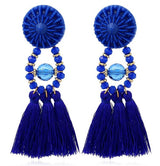 Boho Drop Dangle Fringe Earrings