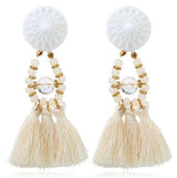 Boho Drop Dangle Fringe Earrings