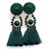Boho Drop Dangle Fringe Earrings