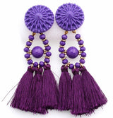 Boho Drop Dangle Fringe Earrings