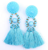 Boho Drop Dangle Fringe Earrings