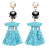 Boho Drop Dangle Fringe Earrings