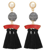 Boho Drop Dangle Fringe Earrings