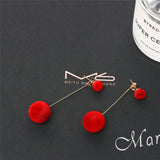 Fashion Ball Drop Earrings