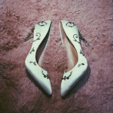 Elegant Silk High Heels