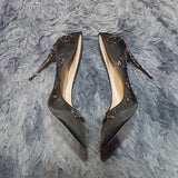 Elegant Silk High Heels