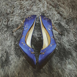 Elegant Silk High Heels