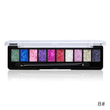 Shimmer Glitter Matte Eyeshadow Makeup