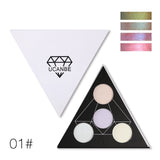 Triangle Glitter Eyeshadow Palette