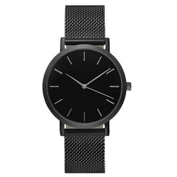 Crystal Stainless Steel Wrist Watch
