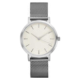 Crystal Stainless Steel Wrist Watch