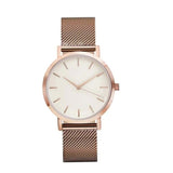 Crystal Stainless Steel Wrist Watch