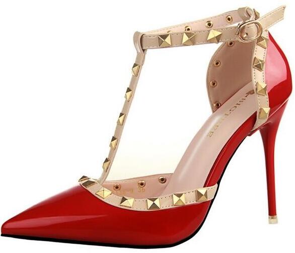 Summer Style Leather High Heels