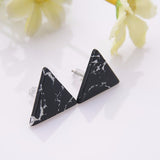 Fashion Faux Stone Stud Earrings
