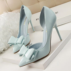 Fashion Bowknot High Heel Shoes