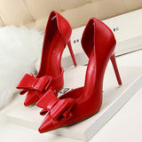 Fashion Bowknot High Heel Shoes