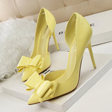Fashion Bowknot High Heel Shoes
