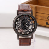 Fashion Skeleton Engraving Wristwatch