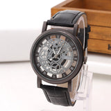 Fashion Skeleton Engraving Wristwatch