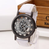Fashion Skeleton Engraving Wristwatch