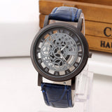 Fashion Skeleton Engraving Wristwatch