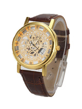 Fashion Skeleton Engraving Wristwatch