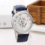 Fashion Skeleton Engraving Wristwatch